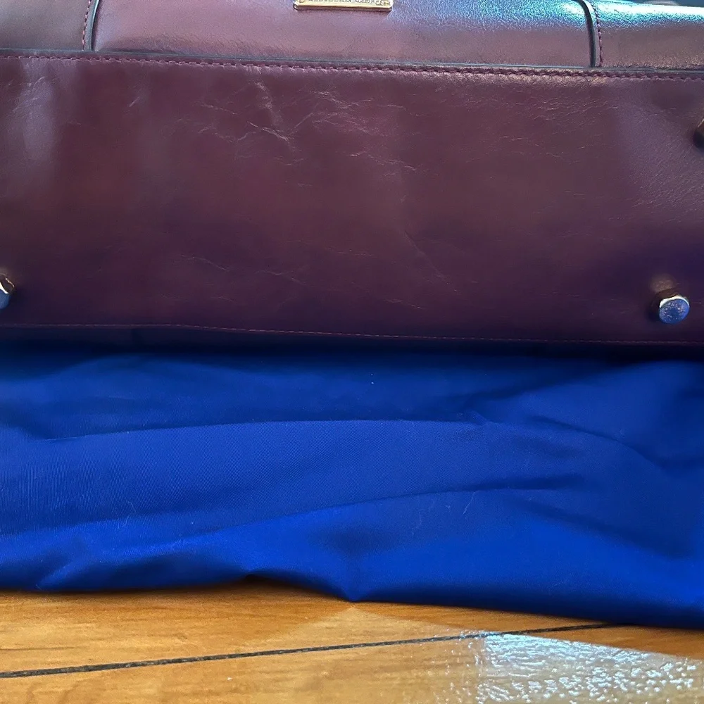 Plum leather rebecca minkoff shoulder tote - Picture 5 of 5